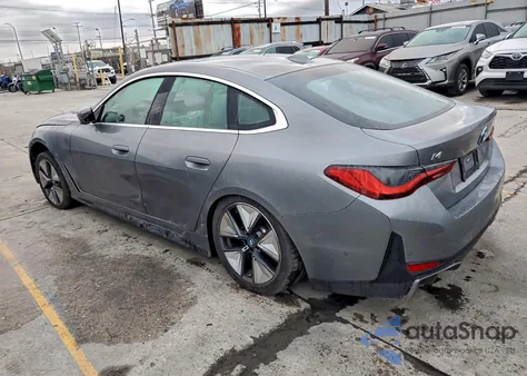2023 BMW I4 Edrive 40 z USA, uszkodzony, nr VIN WBY73AW03PFP69875